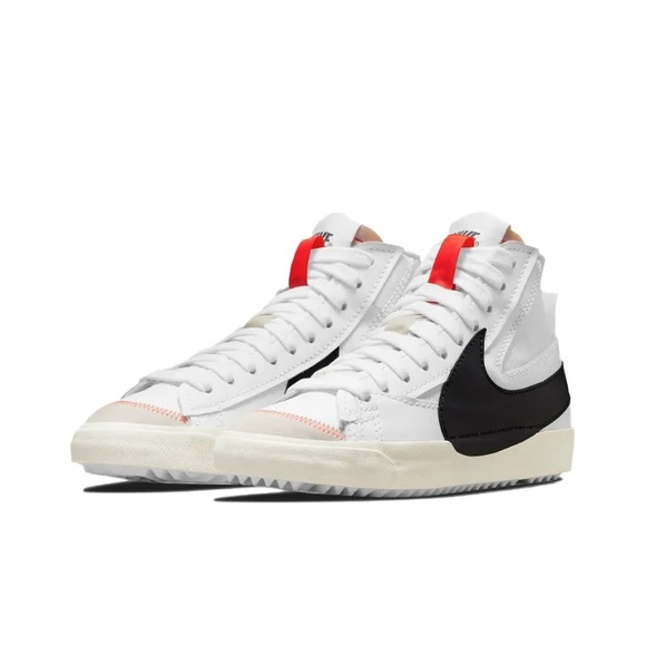 Nike Women's Blazer Mid '77 Jumbo 'White Black' - Picture 1 of 3